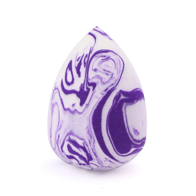 Makeup Sponge Marbling Water-drop Shape Foundation Concealer Sponges Dry and Wet Mix Powder Puffs Cosmetic Puff Makeup Tools