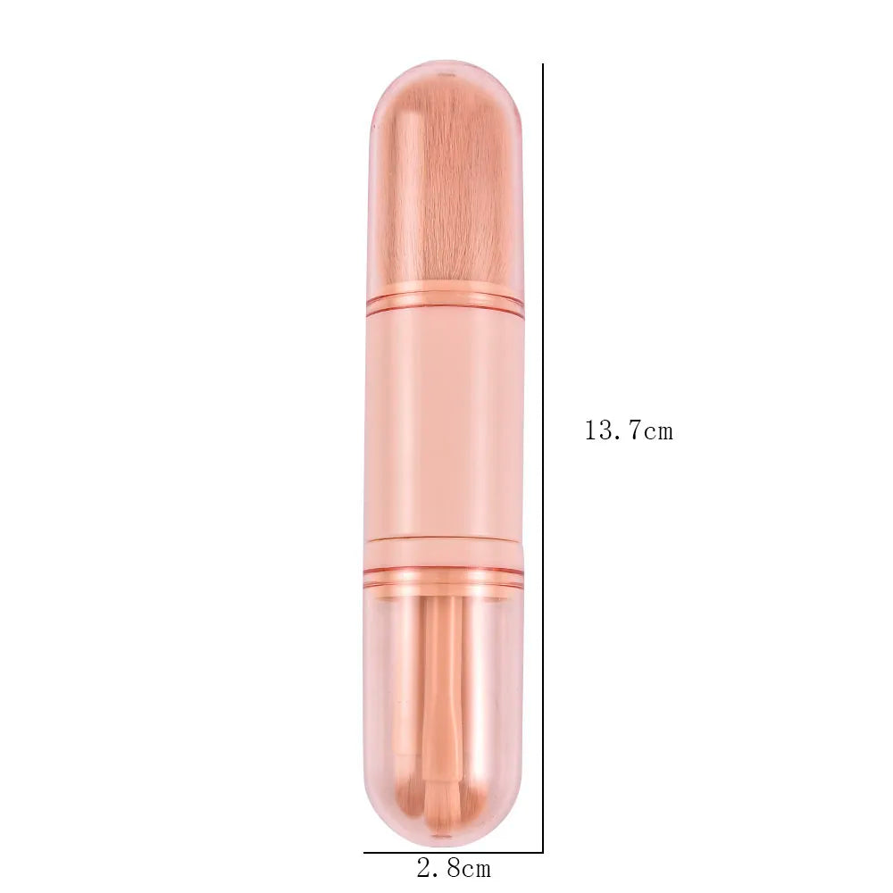 Luxury Champagne Makeup Brushes Flat Top Foundation Brush Large Face Brush Repair brush contour brush for Liquid Cream Powder