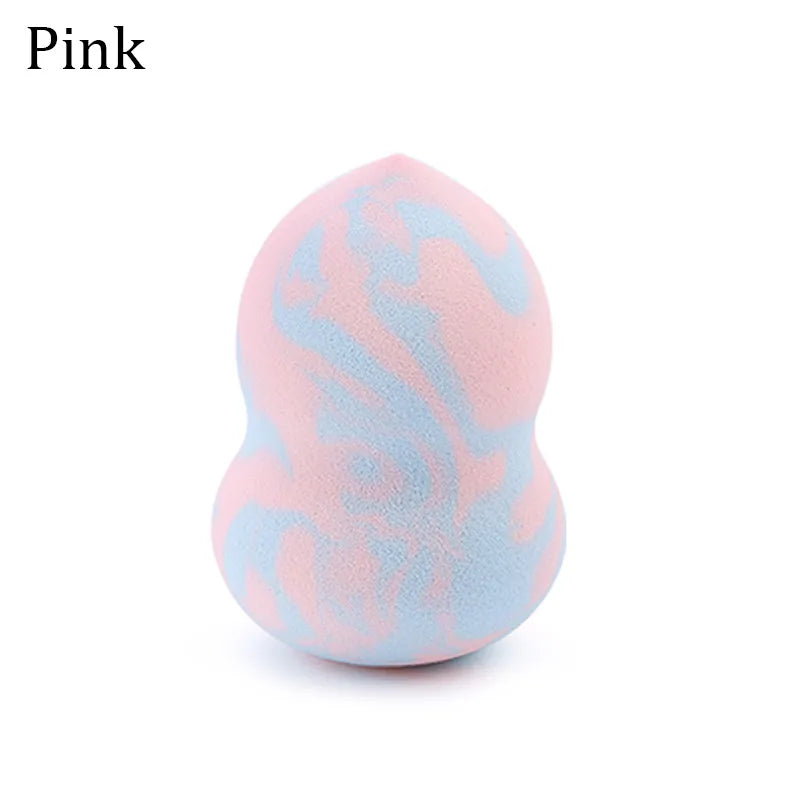 Makeup Sponge Marbling Water-drop Shape Foundation Concealer Sponges Dry and Wet Mix Powder Puffs Cosmetic Puff Makeup Tools