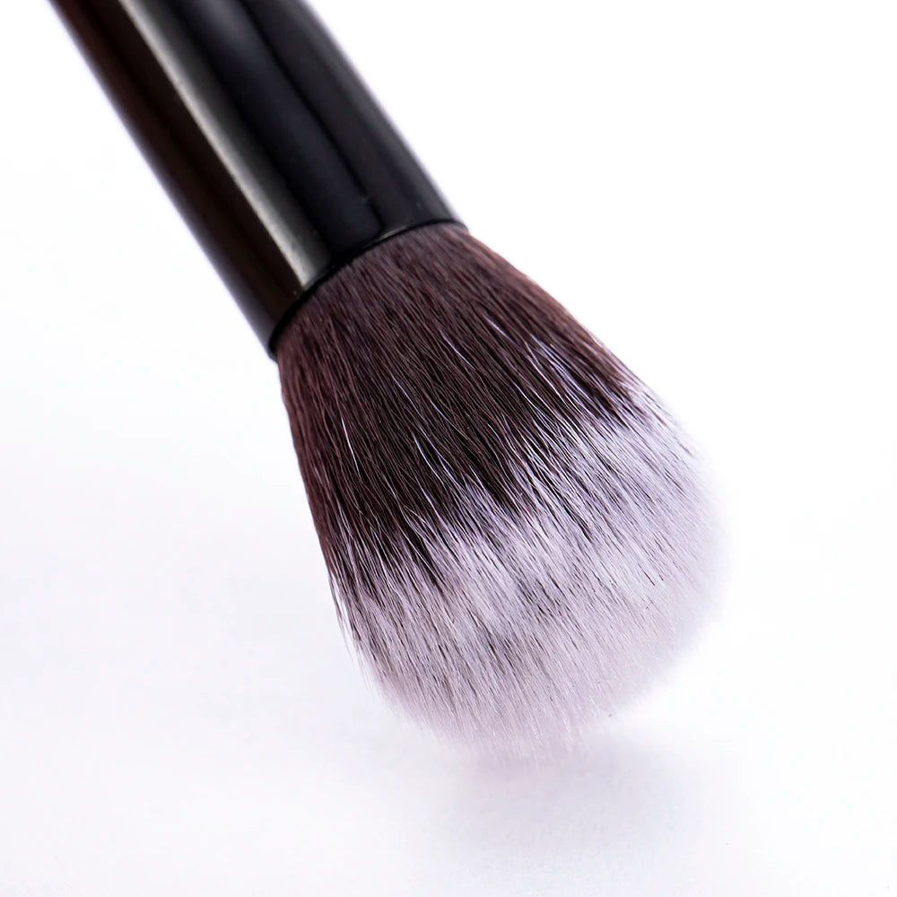 Luxury Champagne Makeup Brushes Flat Top Foundation Brush Large Face Brush Repair brush contour brush for Liquid Cream Powder
