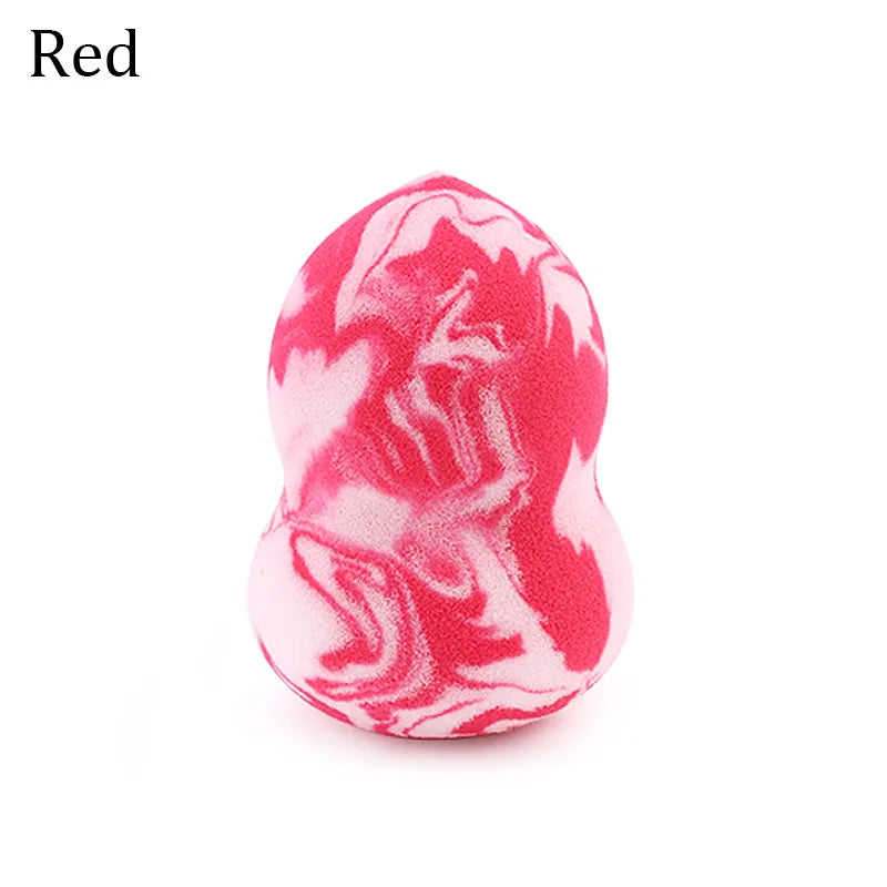 Makeup Sponge Marbling Water-drop Shape Foundation Concealer Sponges Dry and Wet Mix Powder Puffs Cosmetic Puff Makeup Tools