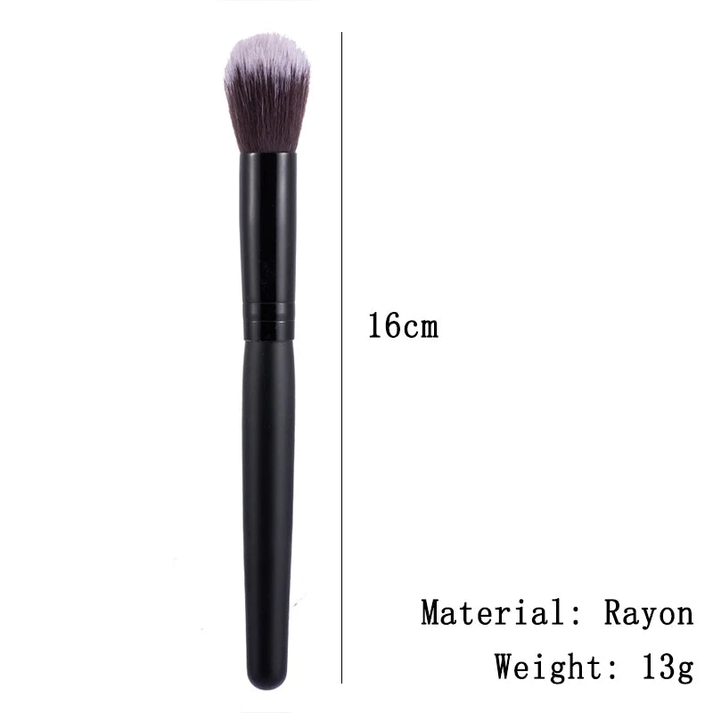 Luxury Champagne Makeup Brushes Flat Top Foundation Brush Large Face Brush Repair brush contour brush for Liquid Cream Powder