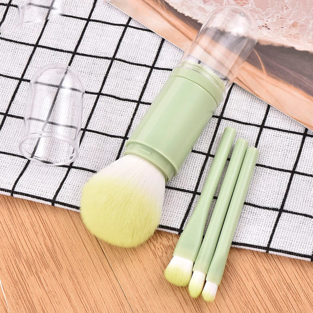 Luxury Champagne Makeup Brushes Flat Top Foundation Brush Large Face Brush Repair brush contour brush for Liquid Cream Powder