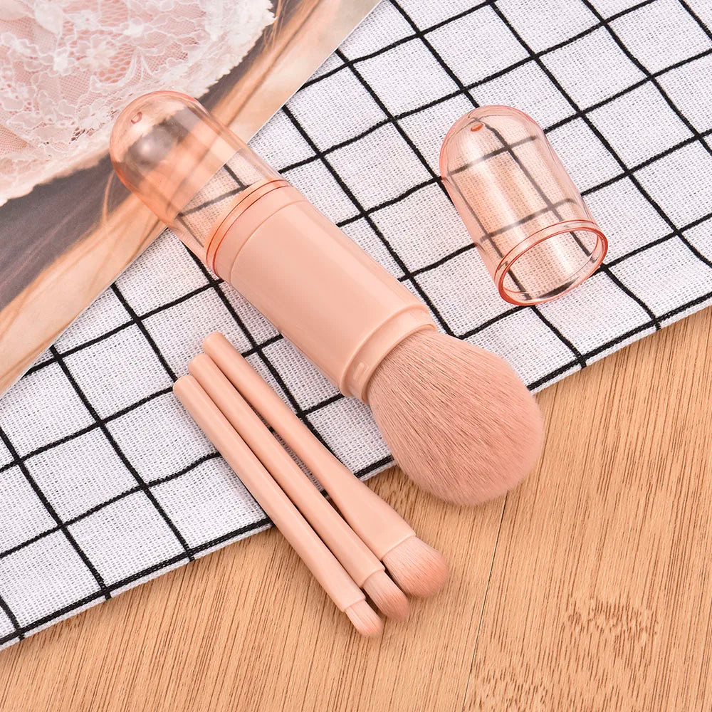Luxury Champagne Makeup Brushes Flat Top Foundation Brush Large Face Brush Repair brush contour brush for Liquid Cream Powder