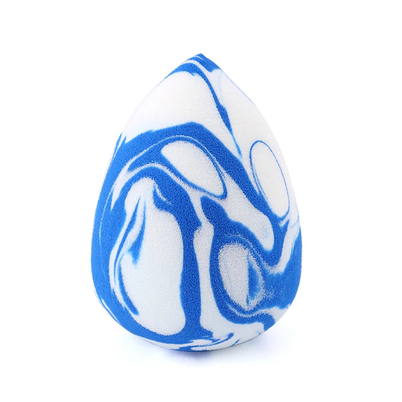 Makeup Sponge Marbling Water-drop Shape Foundation Concealer Sponges Dry and Wet Mix Powder Puffs Cosmetic Puff Makeup Tools
