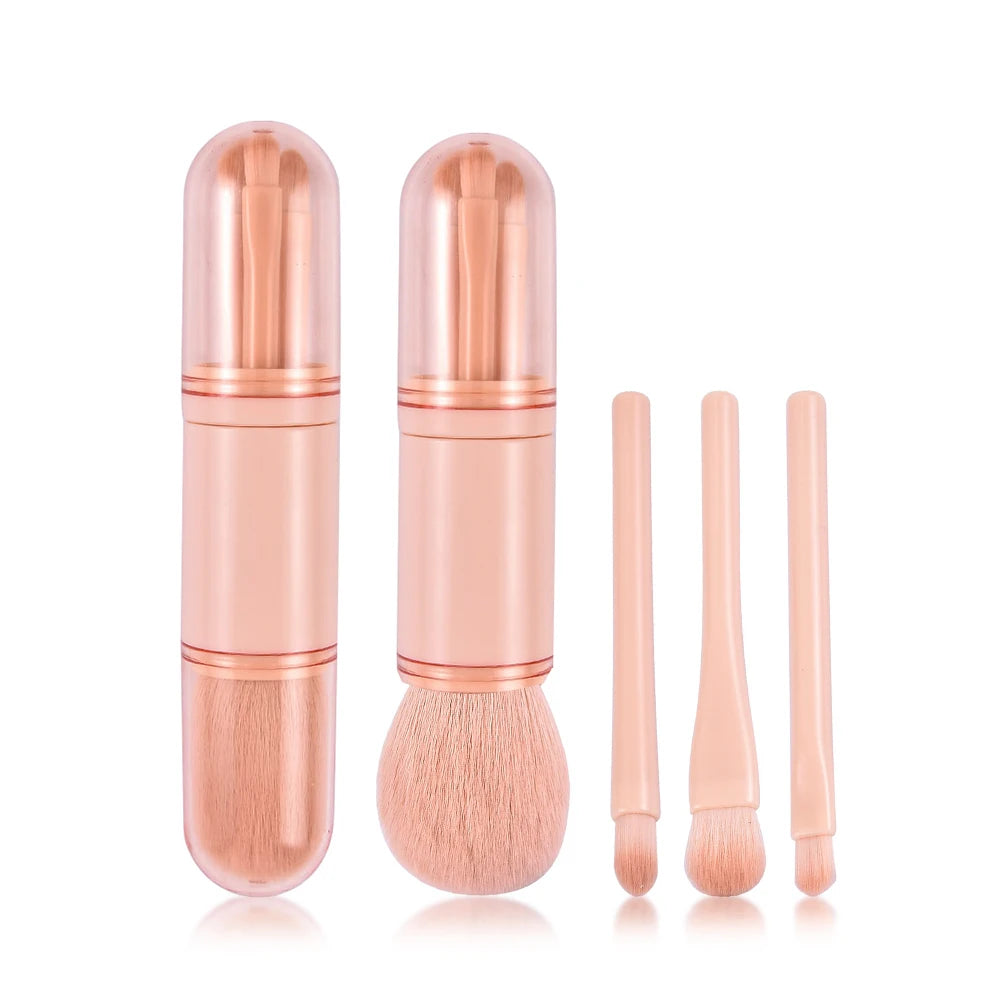 Luxury Champagne Makeup Brushes Flat Top Foundation Brush Large Face Brush Repair brush contour brush for Liquid Cream Powder