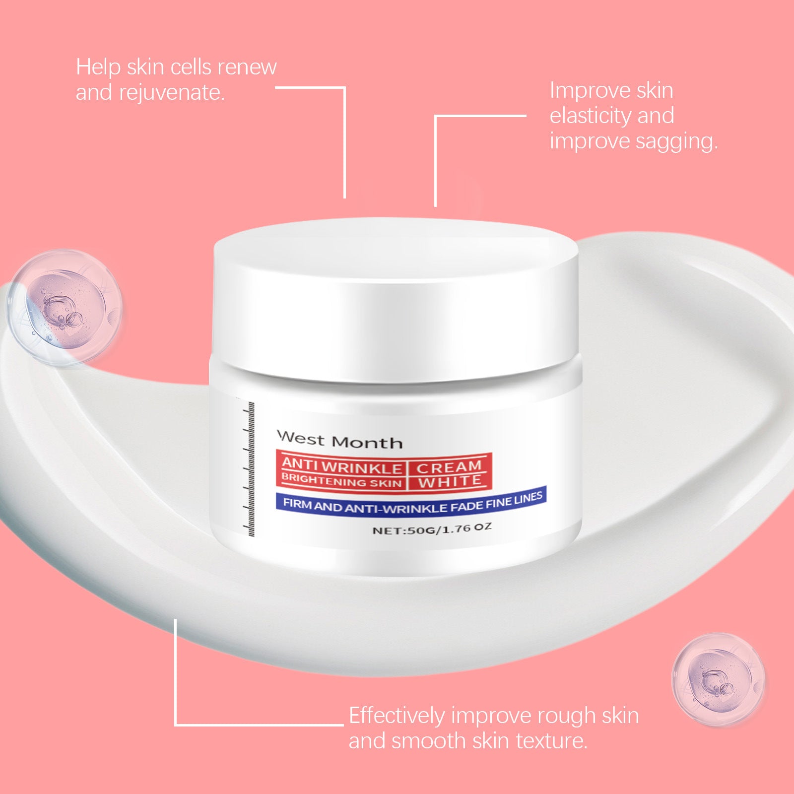 Brightening Face Cream Fade Blemish Glowing Moisturizing Firming Lightening Dark Rejuvenating Hydrating Korean Skin Care Product
