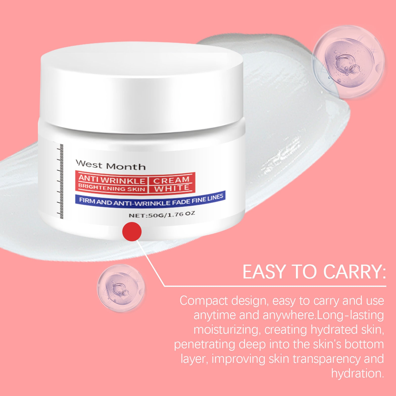 Brightening Face Cream Fade Blemish Glowing Moisturizing Firming Lightening Dark Rejuvenating Hydrating Korean Skin Care Product