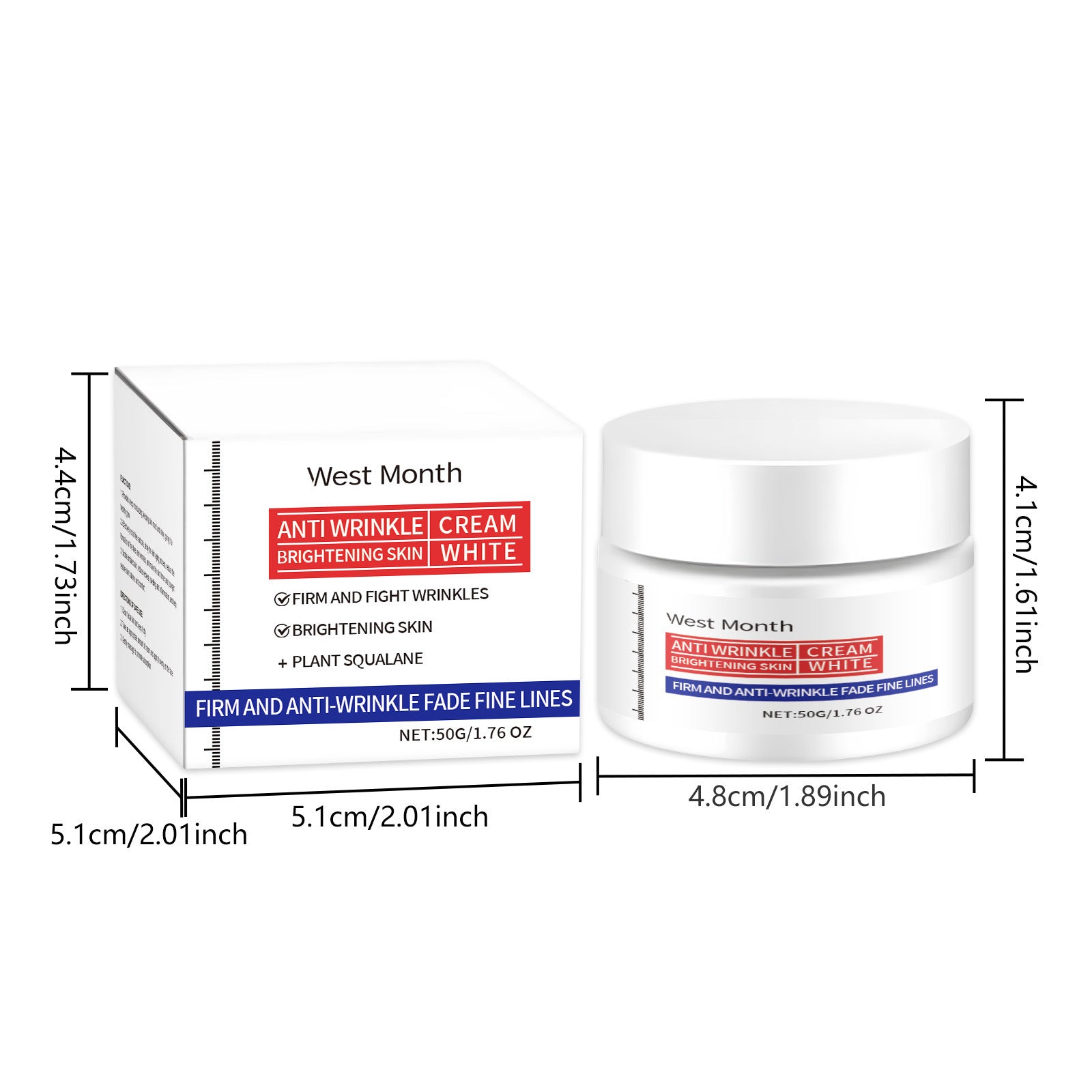 Brightening Face Cream Fade Blemish Glowing Moisturizing Firming Lightening Dark Rejuvenating Hydrating Korean Skin Care Product