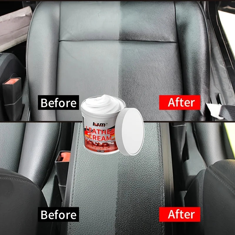 Car Leather Care Cream - A universal leather care cream, modern leather care, providing long-lasting luster and protection
