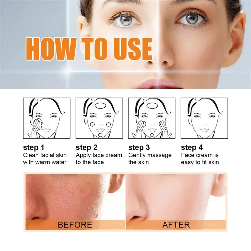 Bioaqua Moisturizing Tone-Up Cream V7 Whitening Face Cream Anti-Aging Brighten Fade Blemishes Day Cream Facial Care Nude Makeup