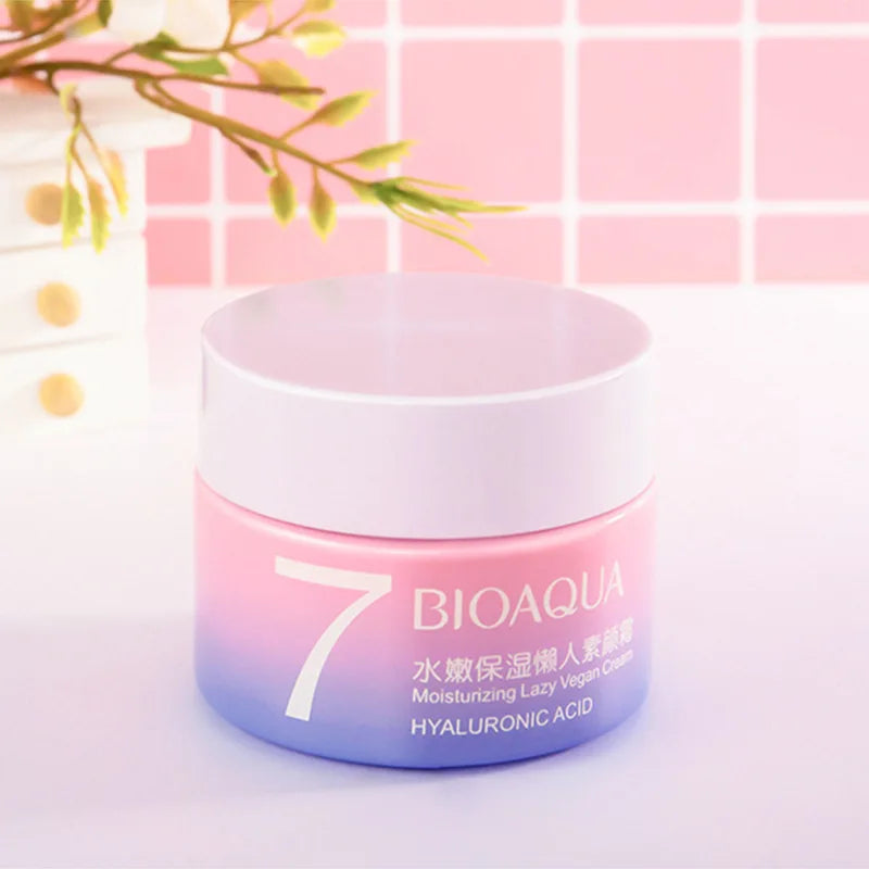 Bioaqua Moisturizing Tone-Up Cream V7 Whitening Face Cream Anti-Aging Brighten Fade Blemishes Day Cream Facial Care Nude Makeup