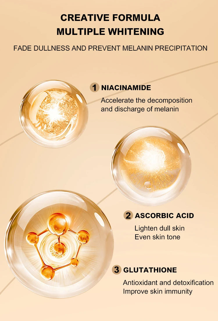 Natural Vitamin C Skin Care Set Moisturizing Hyaluronic Acid Skin Care Kit 5PCS Women Beauty Set