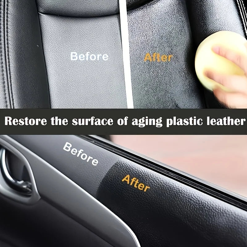 Car Leather Care Cream - A universal leather care cream, modern leather care, providing long-lasting luster and protection