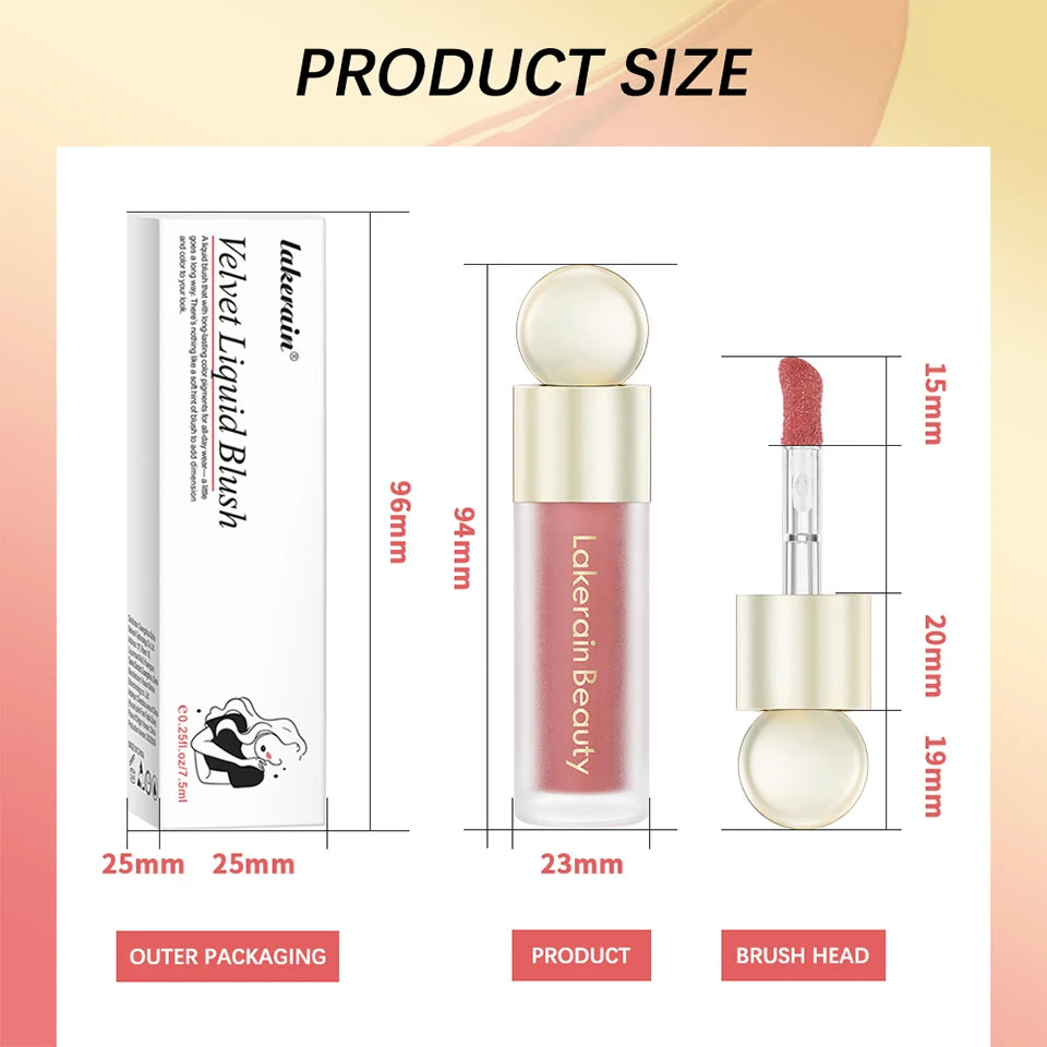 Blush Liquid Blusher Real Makeup Blush Matte Palette Blusher Cosmetics Products Liquid Cream Stick Pink Face raremakeup Beauty
