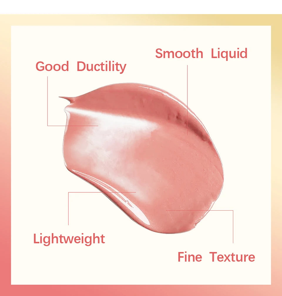 Blush Liquid Blusher Real Makeup Blush Matte Palette Blusher Cosmetics Products Liquid Cream Stick Pink Face raremakeup Beauty