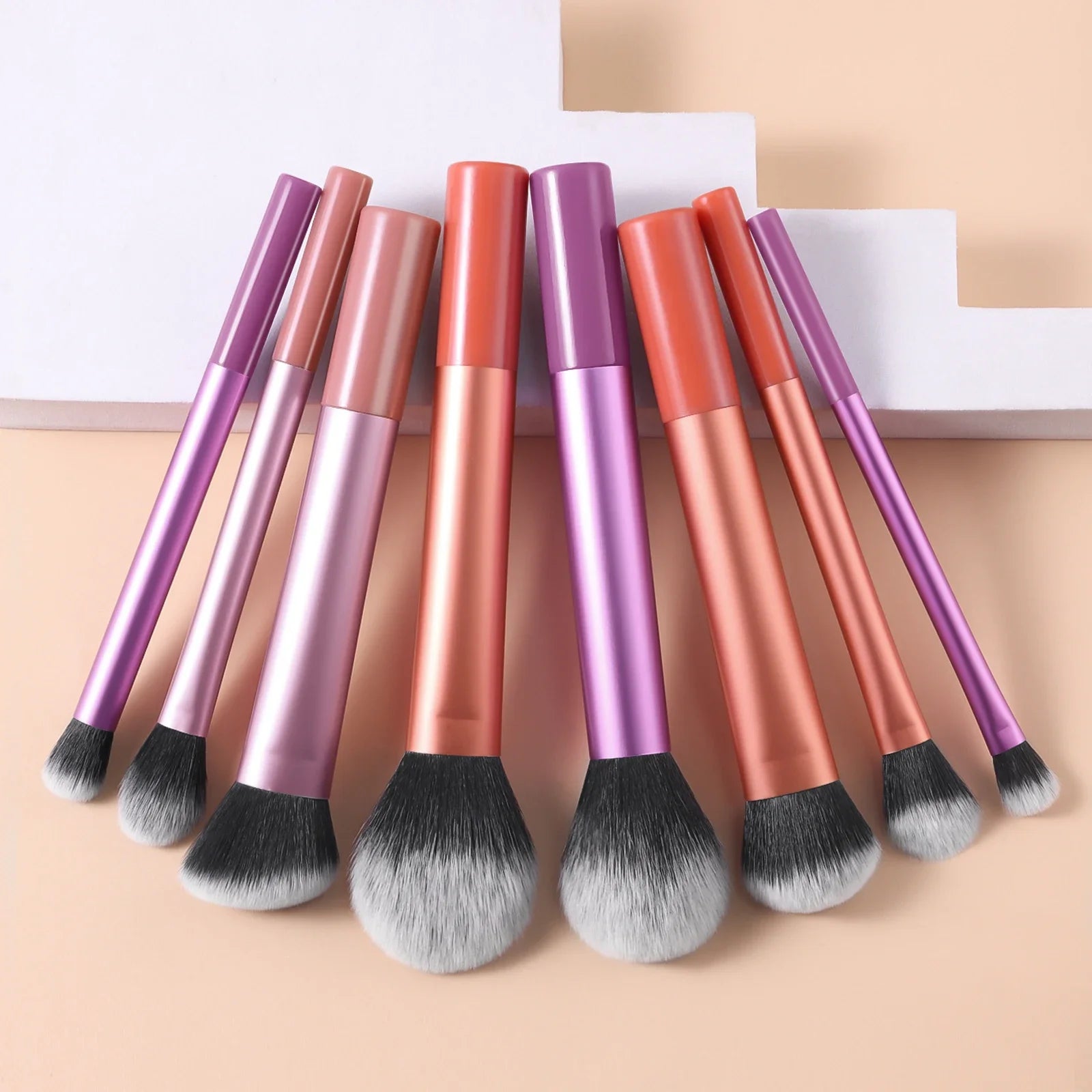 Makeup Brush Set Pro Easy to Clean, - Soft, Premium Synthetic Hair, Cruelty-Free, Foundation, Blush, Eyeshadow, Cosmetic
