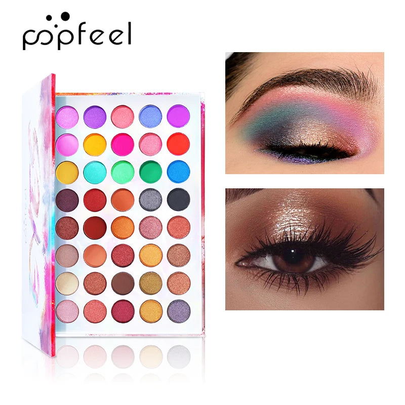 POPFEEL All-in-One Makeup Set for Women - Essential Makeup Kit for Teens and Girls, Featuring Foundation, Eyeshadow Palette。