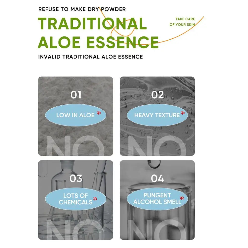 Aloe Vera Moisturizing face Essence Brightening Hydrating Essence Soothing face Care beauty skincare
