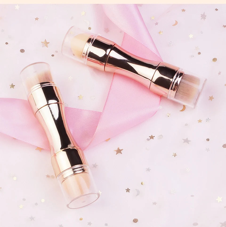 4 in 1 makeup brush set multifunctional eye shadow brush portable foundation brush blush brush lip brush