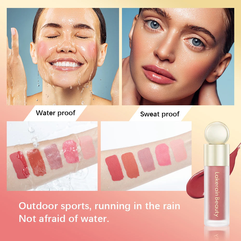 Blush Liquid Blusher Real Makeup Blush Matte Palette Blusher Cosmetics Products Liquid Cream Stick Pink Face raremakeup Beauty