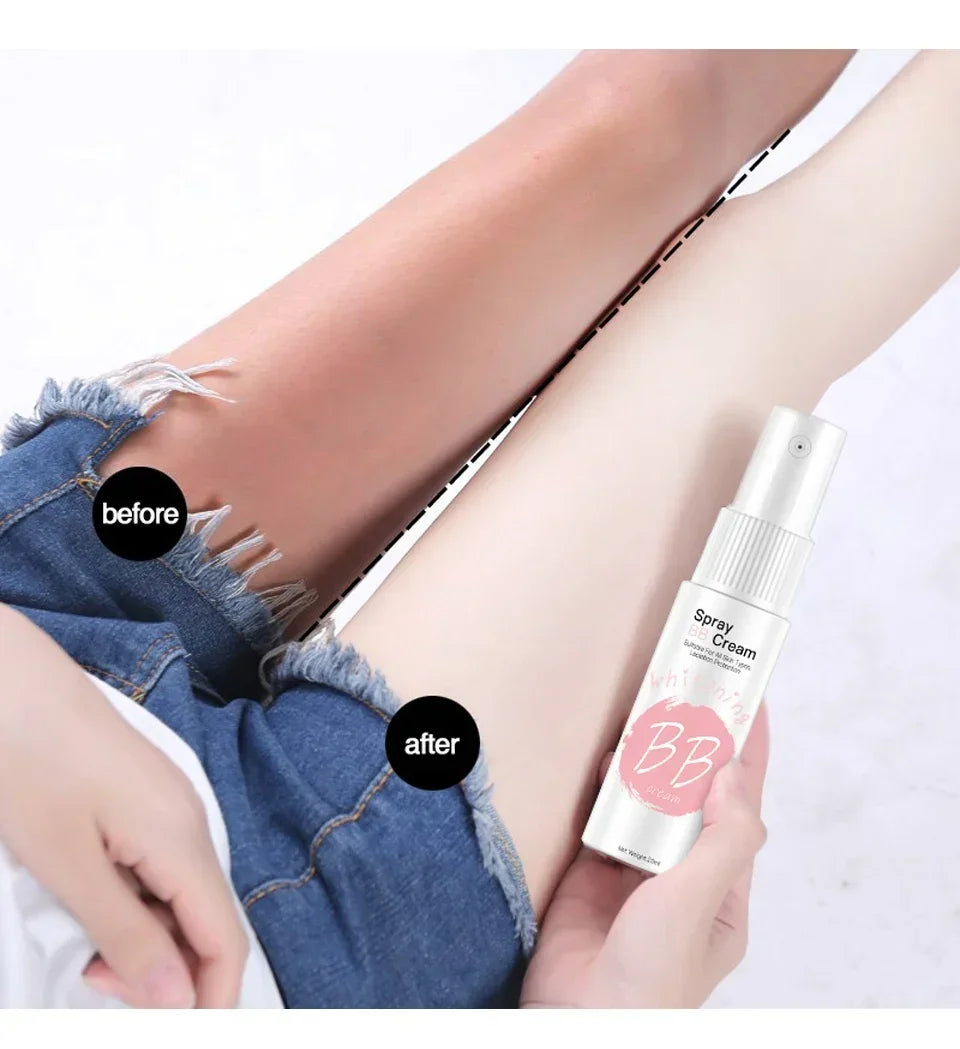 Whitening Moisturizing Base Spray BB Cream Concealer Brighten Face Beauty Skin Care Foundation Makeup 20ml Korean Cosmetics