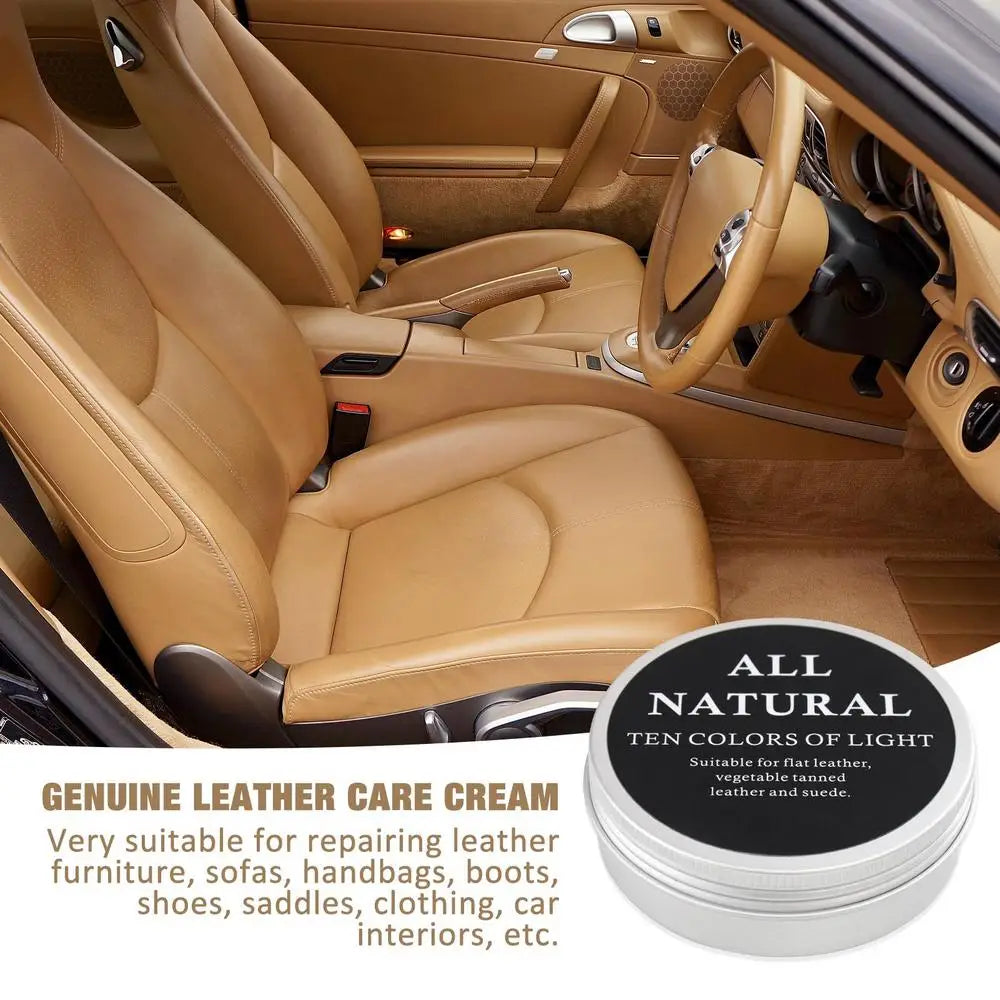 30/50/100g Leather Care Cream Natural Leather Conditioner Genuine leather mink cream care oil Refurbishing Restoration Agent