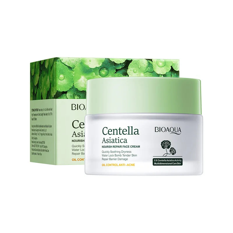 BIOAQUA Centella Asiatica Face Cream skincare Moisturizing Nourishing Firming Facial Cream Skin Care for Beauty