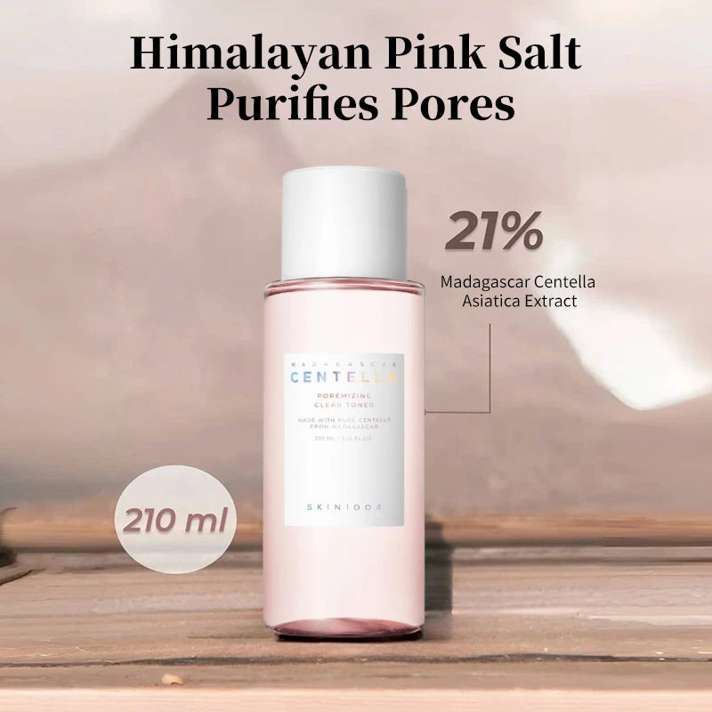 Centella Pink Salt Clear Toner Deep Foam Cleanser Face Serum and Moisturiser Cream Daily Skincare Original beauty Products Set