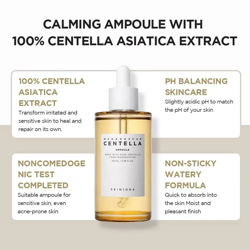 Centella Asiatica Essence Moisturizing Primer Hyaluronic Brightening Capsule Ampoule Solution Hydrating Latex Skin Care Set