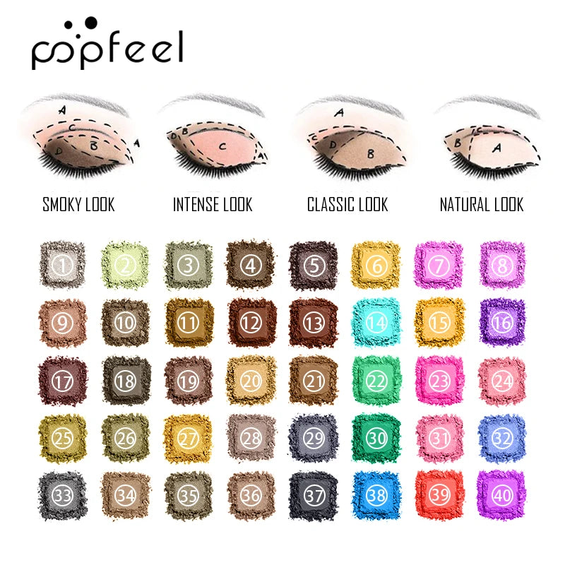POPFEEL All-in-One Makeup Set for Women - Essential Makeup Kit for Teens and Girls, Featuring Foundation, Eyeshadow Palette。