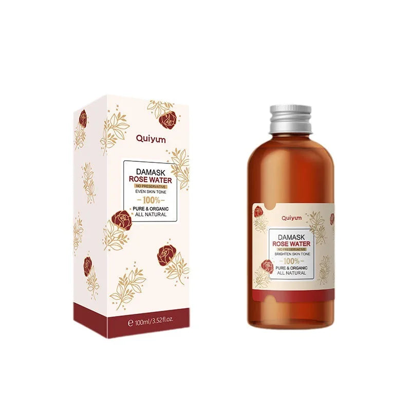 Face Care Rose Water Nourishing Skin Improve Dullness Anti Aging Facial Toner Damask Korean Skincare Products 100ml