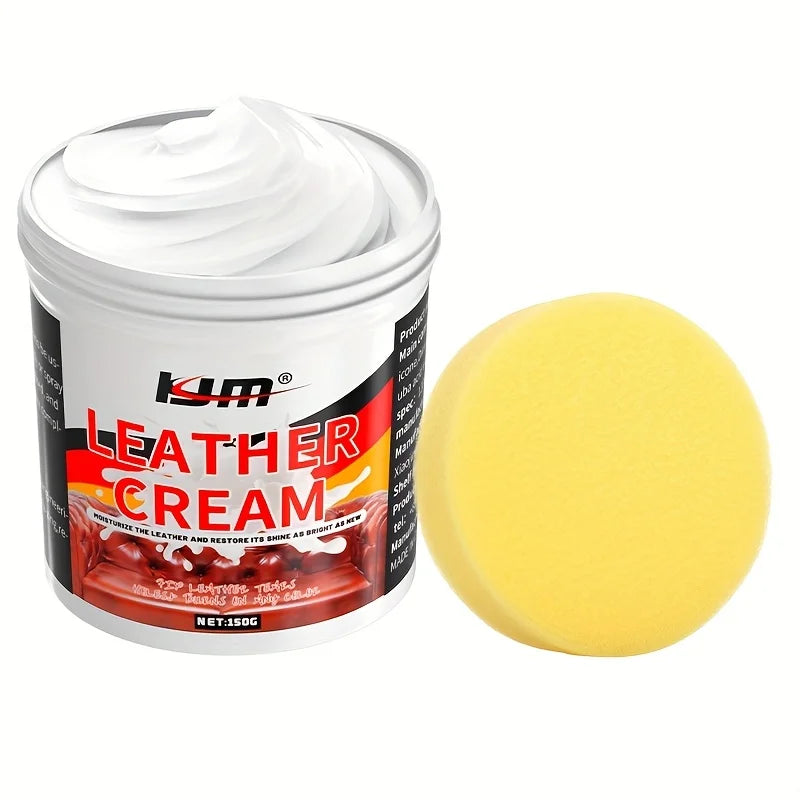 Car Leather Care Cream - A universal leather care cream, modern leather care, providing long-lasting luster and protection