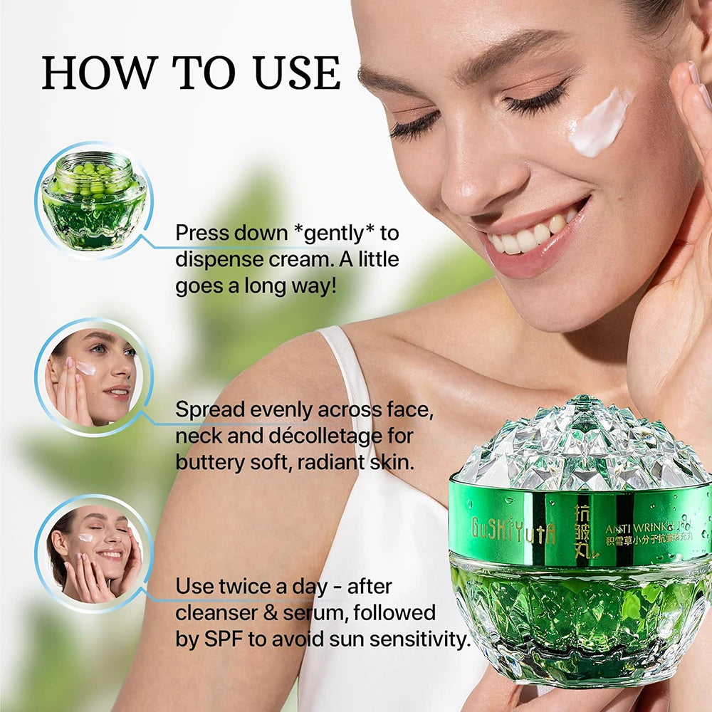 Centella Asiatica Face Cream Skincare Moisturizing Nourishing Firming Facial Cream Anti-wrinkle Pill Skin Care for Beauty