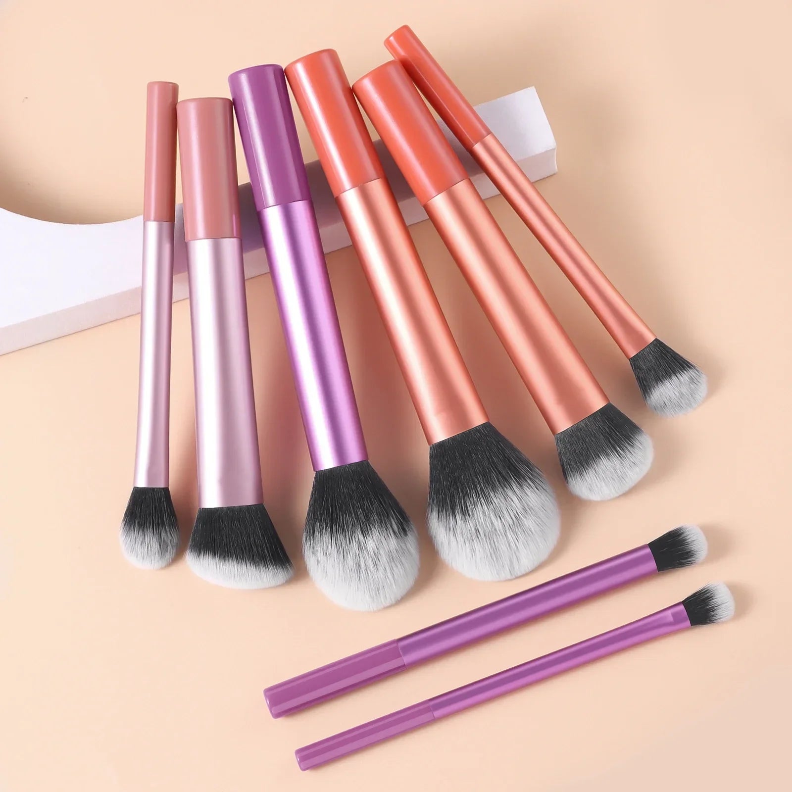 Makeup Brush Set Pro Easy to Clean, - Soft, Premium Synthetic Hair, Cruelty-Free, Foundation, Blush, Eyeshadow, Cosmetic