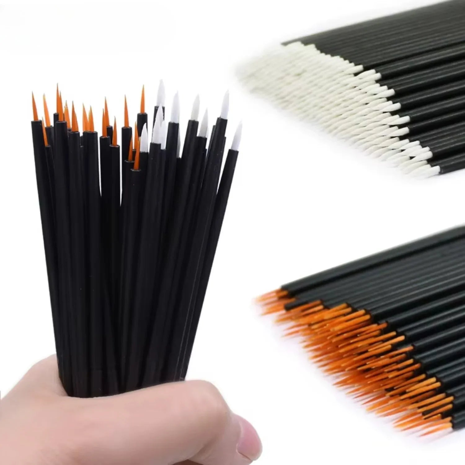 Wholesale 50pc/lot Reusable Gel Liner Beauty Eyeline MakupTools nail art brush Nail Art Brushes Painting Pen Disposable Eyeliner