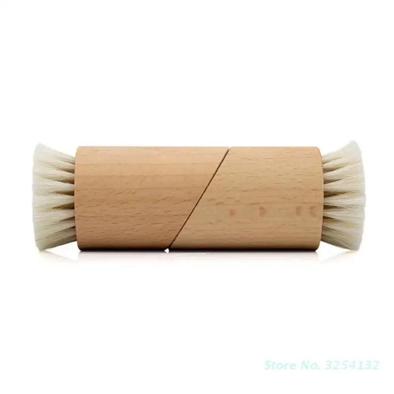 Wood Handle Facial Cleaning Brush Deep Clean Manual Soft Face Massager Skin Pore Clean Brush Face Care Brush Beauty Tool