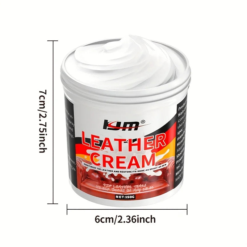 Car Leather Care Cream - A universal leather care cream, modern leather care, providing long-lasting luster and protection