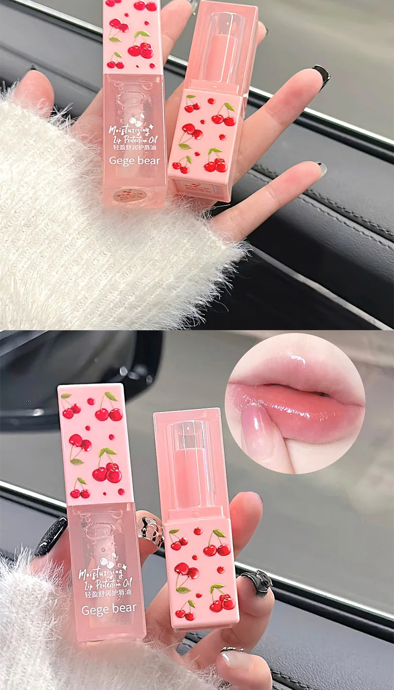 Gege Bear Gentle Moisturizing Lip Care Set - Reduces Lip Lines and Prevents Chapping,Essential for summer drying