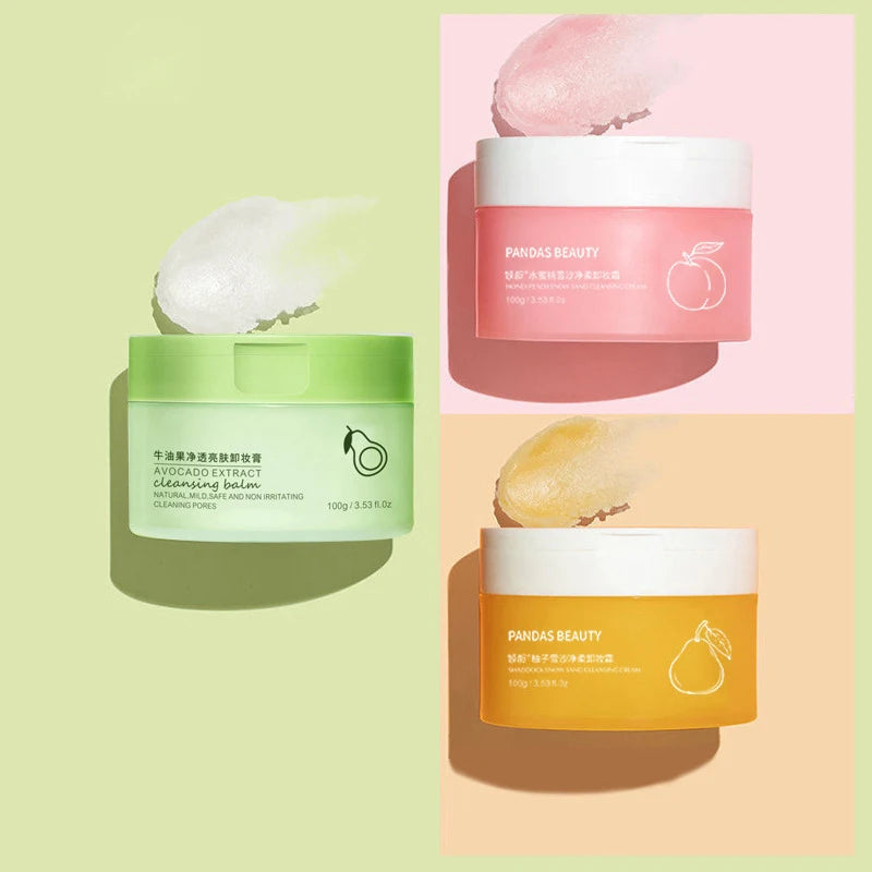 Kiss Beauty Korean Skincare Avocado Cleansing Balm Remove Blackheads Gentle Deep Cleansing Cleansing Oil 100G