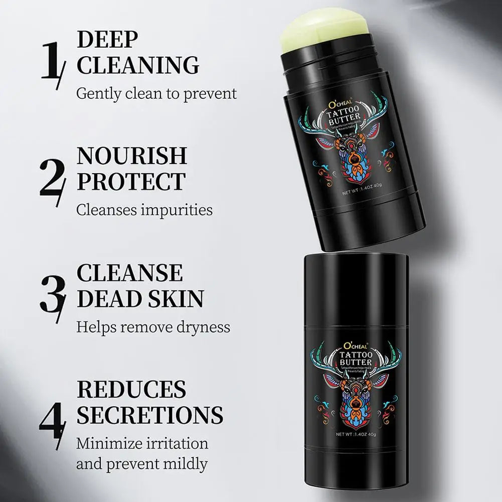 Tattoo Care Cream Soothing Tattoo Balm Stick Moisturizing Enhance Brighten Current Cream & Soothe New Tattoo Tattoos Protec R7B8