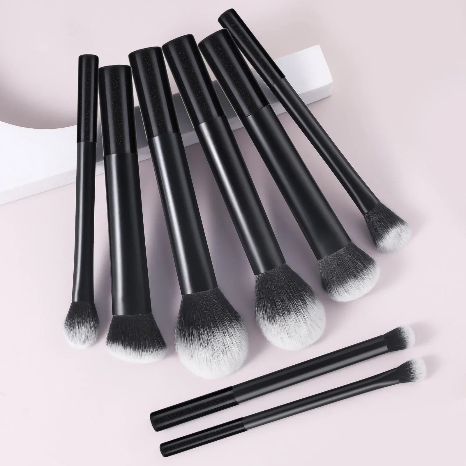 Makeup Brush Set Pro Easy to Clean, - Soft, Premium Synthetic Hair, Cruelty-Free, Foundation, Blush, Eyeshadow, Cosmetic