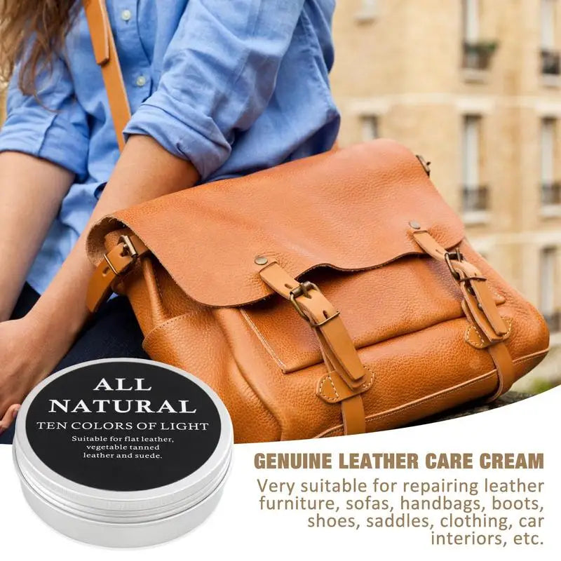 30/50/100g Leather Care Cream Natural Leather Conditioner Genuine leather mink cream care oil Refurbishing Restoration Agent