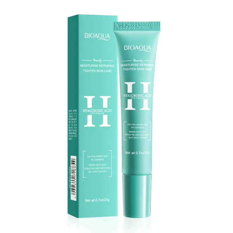 2pcs/kit BIOAQUA Hyaluronic Acid Skin Care Sets Face Eye Cream Moisturizing Hydrating Firming Facial Eyes Creams Face Skin Care