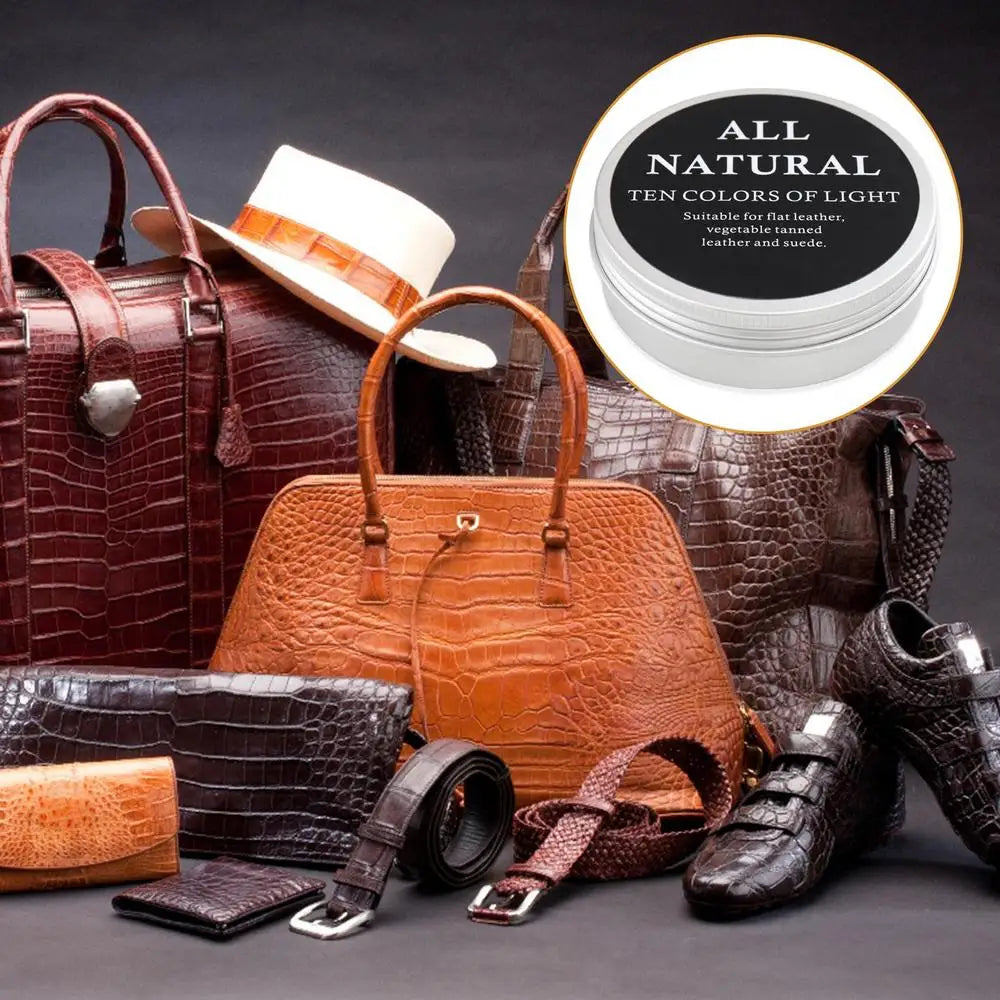 30/50/100g Leather Care Cream Natural Leather Conditioner Genuine leather mink cream care oil Refurbishing Restoration Agent