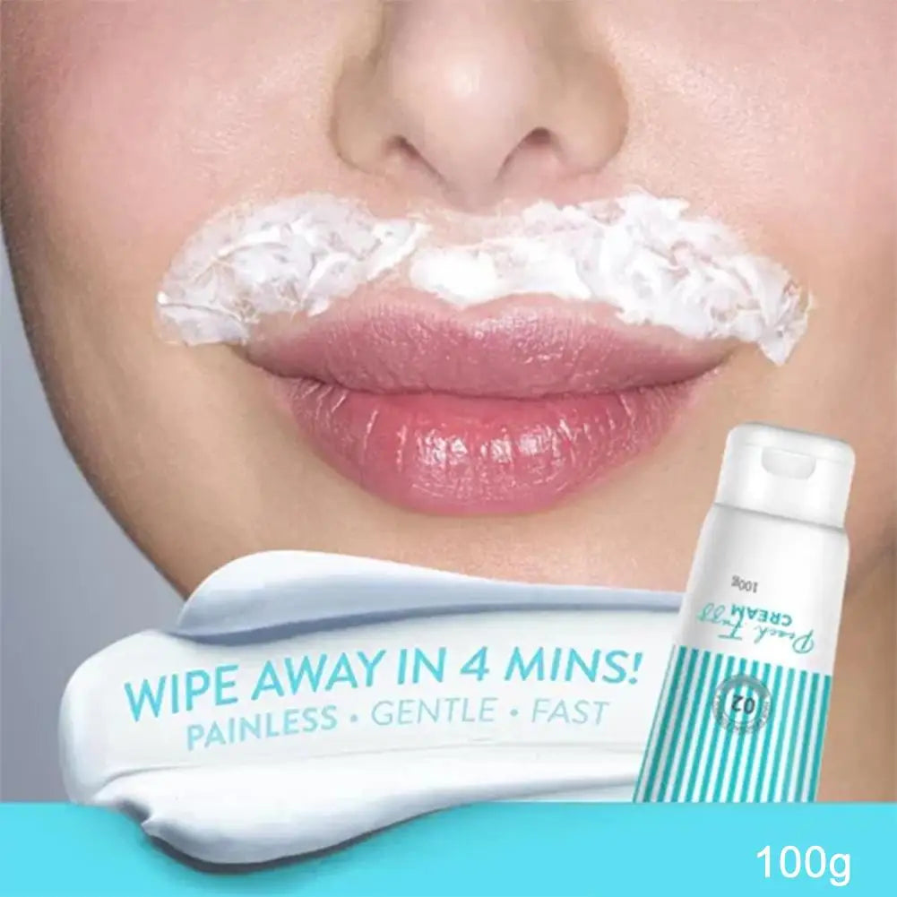 Hair Removal Cream Natural Gentle Soothing Ointment Soften Nourishing Hydration Refreshing Skin For Women Beauty Lip