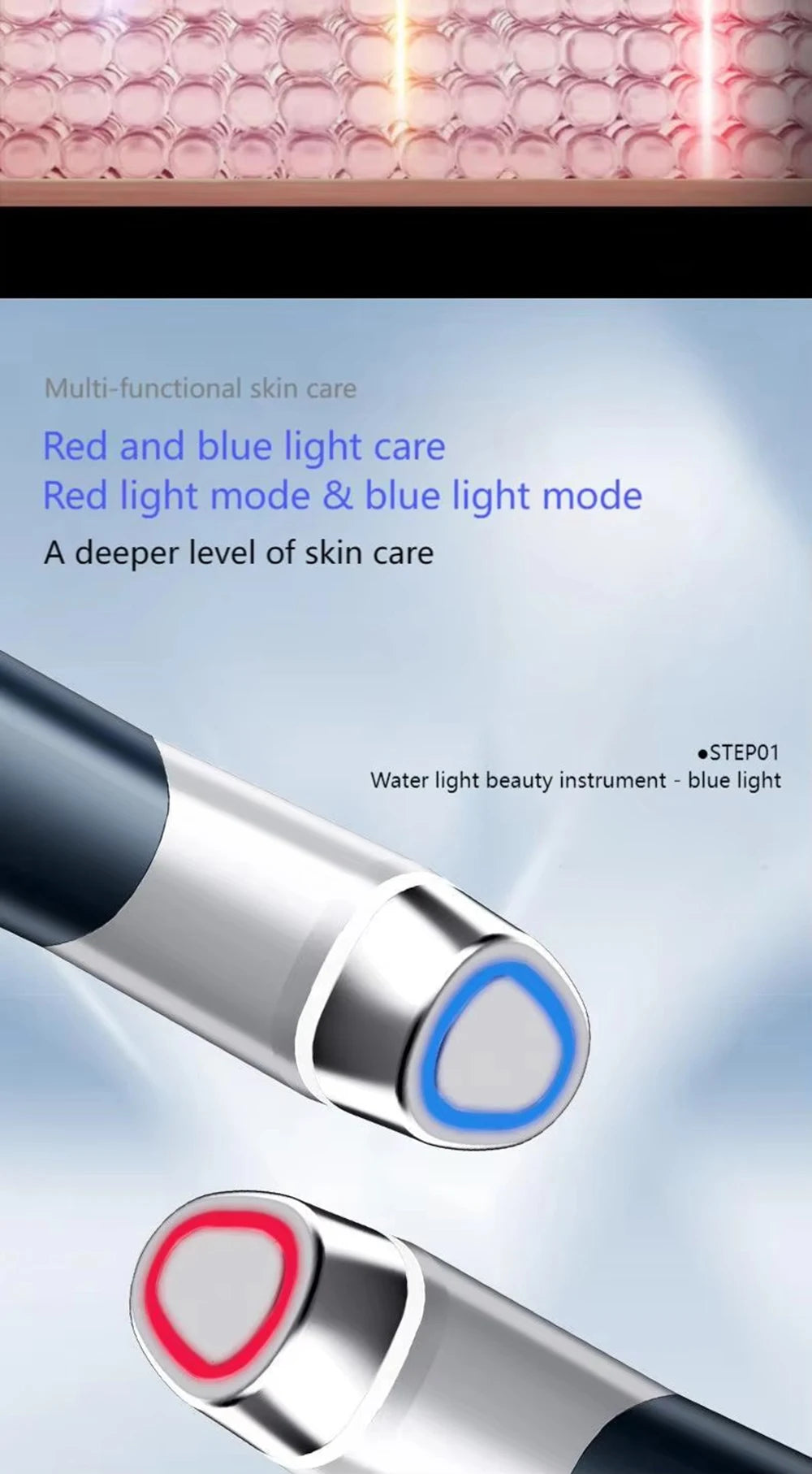 Multifunctional Facial Skin Care Beauty Massager Electric Facial Massage Device Clean Face Skin Rejuvenation Lifting Tighten