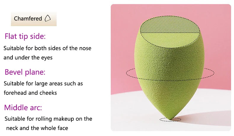Makeup Sponge Puff Professional Cosmetic Puff Powder Smooth Women's Makeup  Foundation Sponge Beauty Make Up Tool Accessories