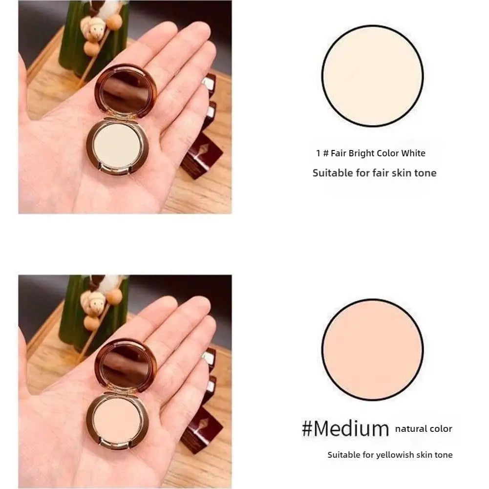 Facial Oil Control Powder Concealer Bronzer Foundation Natural Powder Waterproof Contour Palette Shadow Powder Concealer Makeup