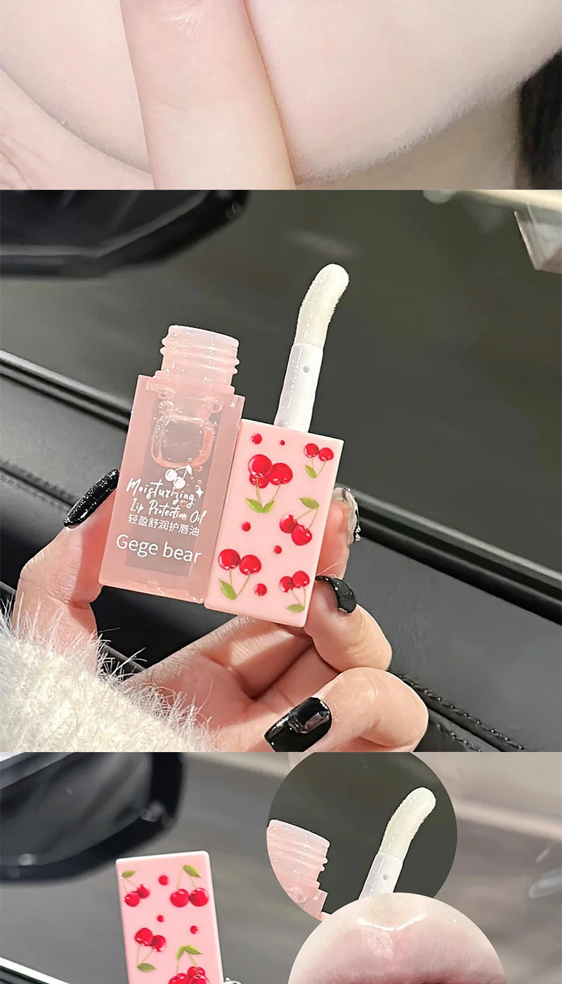 Gege Bear Gentle Moisturizing Lip Care Set - Reduces Lip Lines and Prevents Chapping,Essential for summer drying